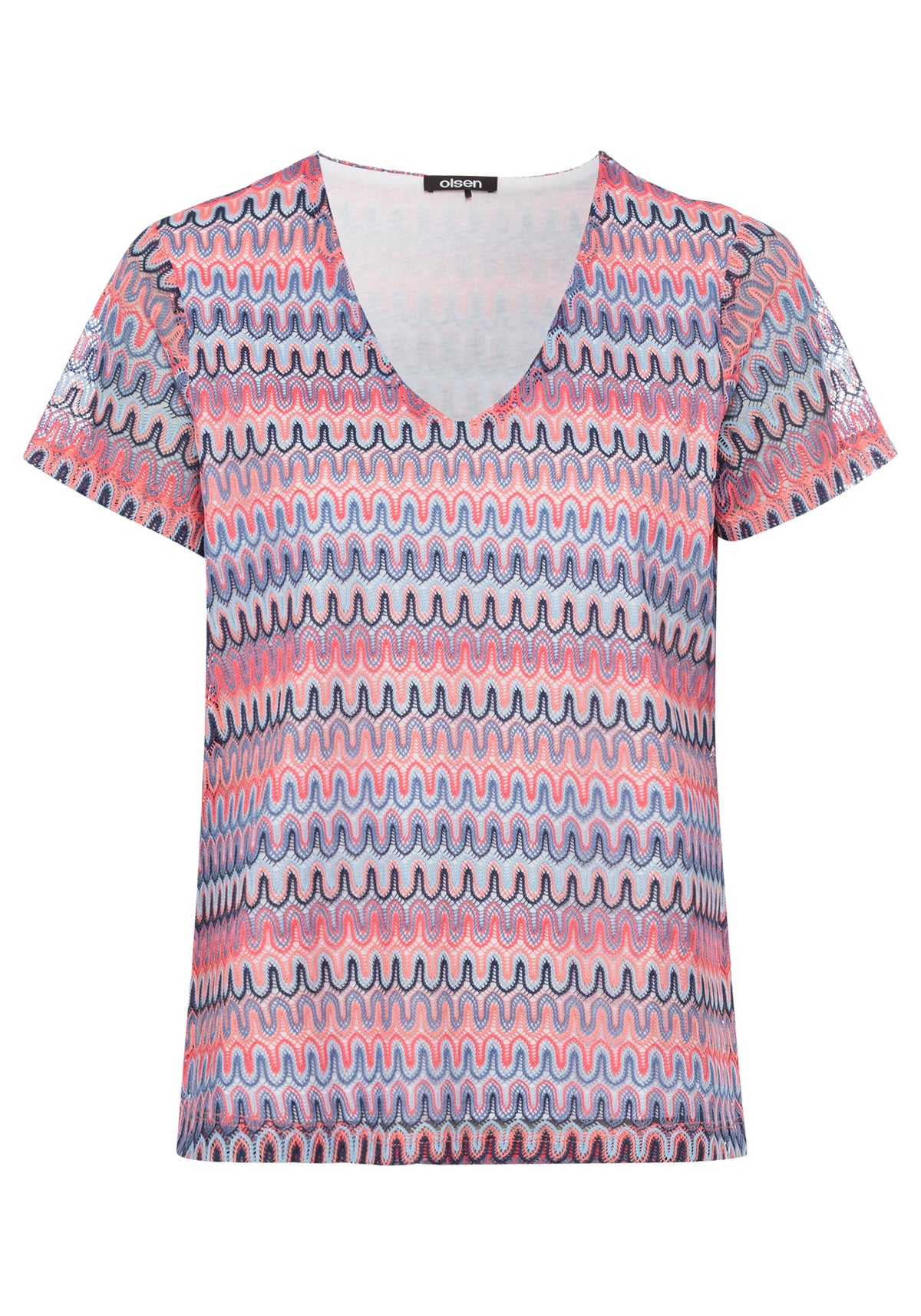 Vibrant Lace T-Shirt