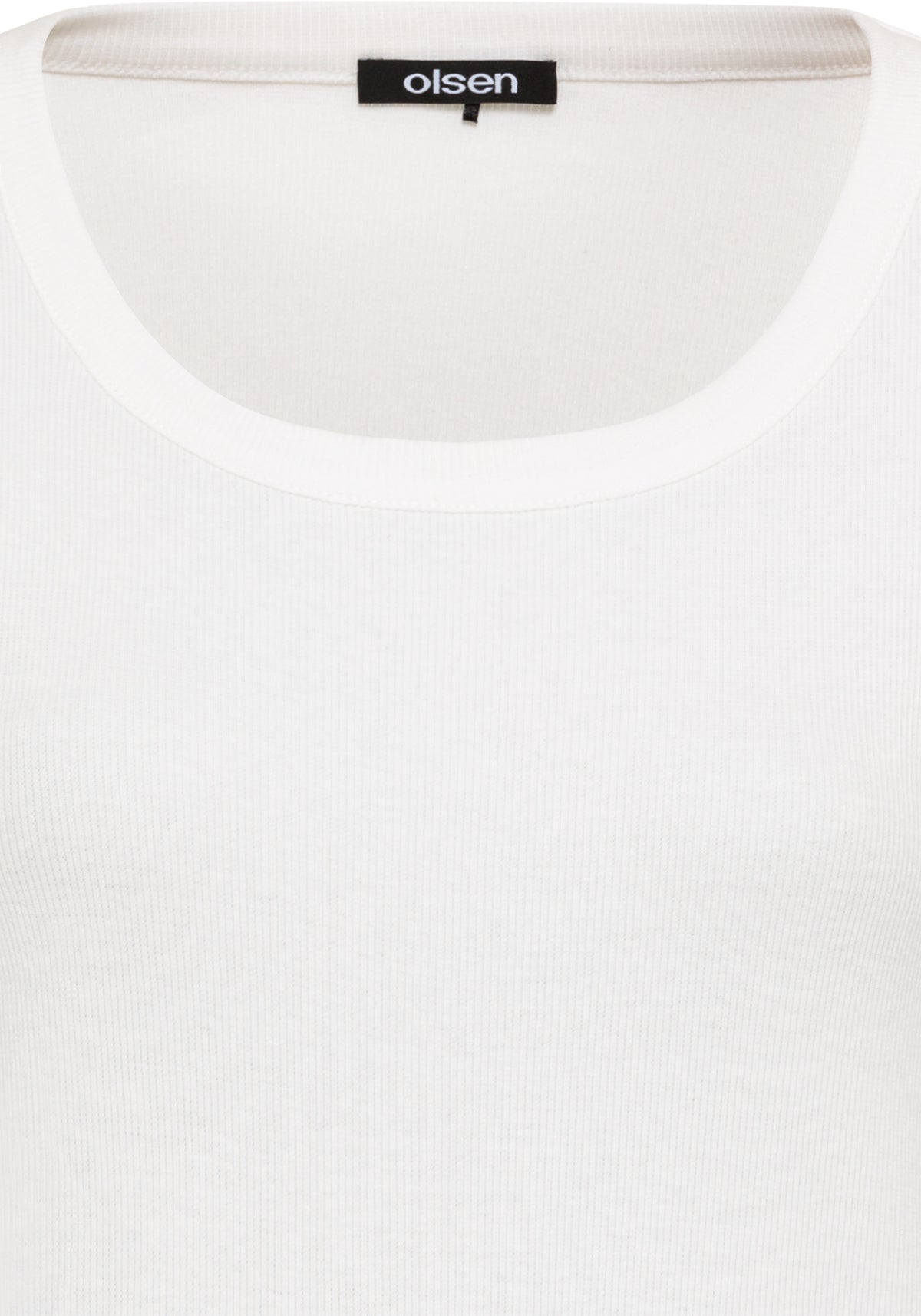 Scoop Neck Ribbed T-Shirt