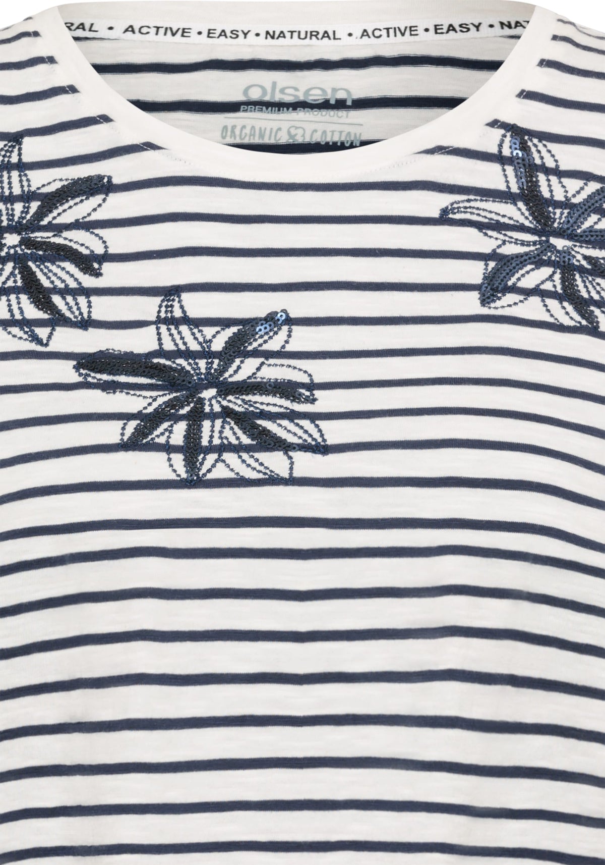 Sequin and Stripe T-Shirt