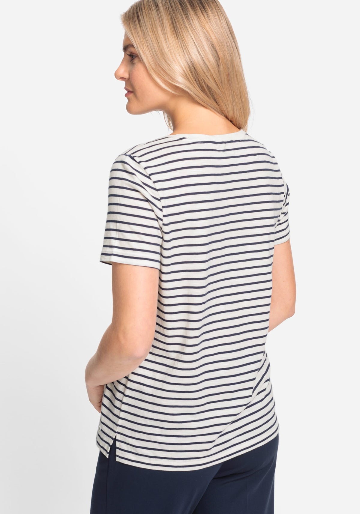 Sequin and Stripe T-Shirt