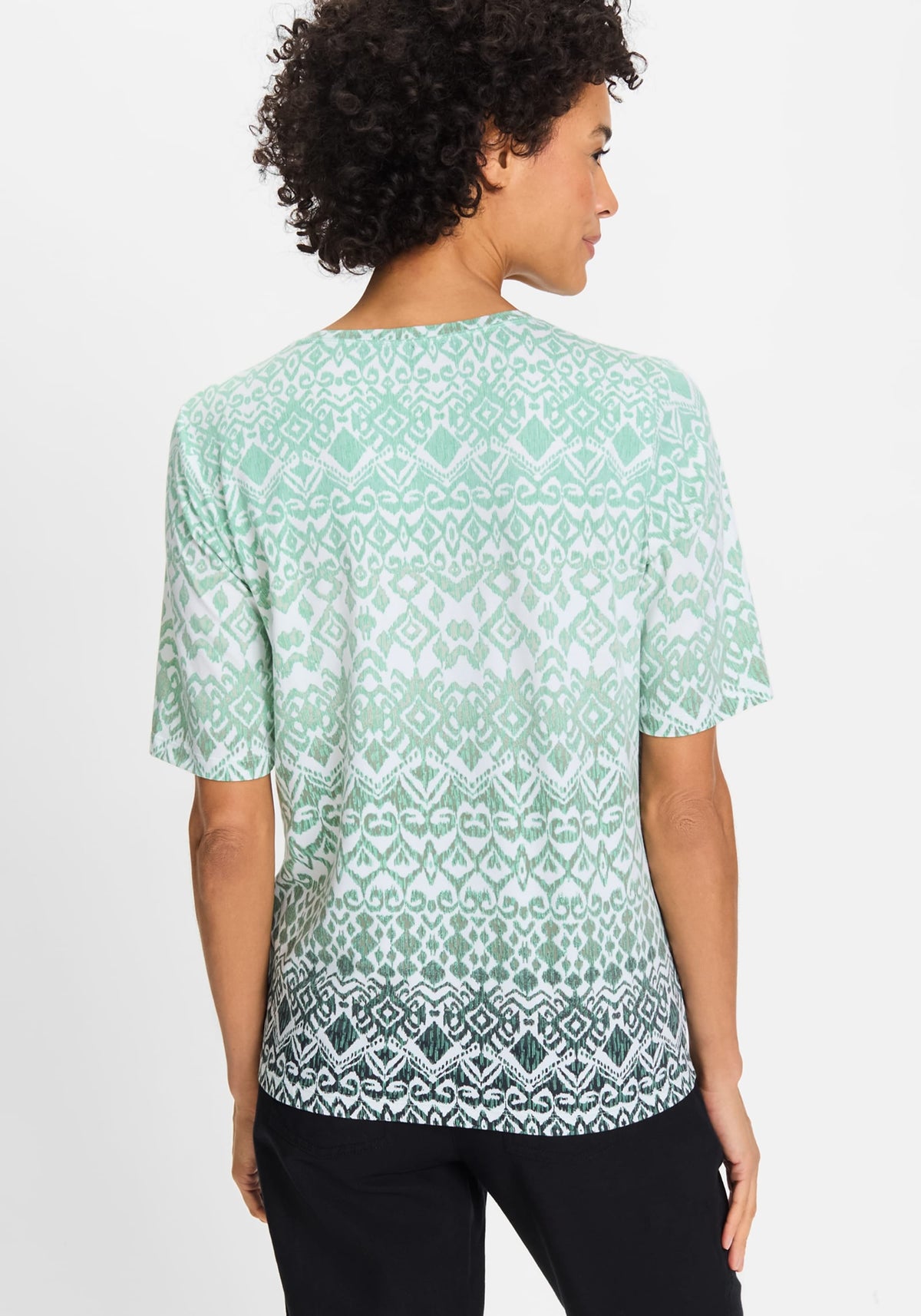 T-shirt imprimé Ikat