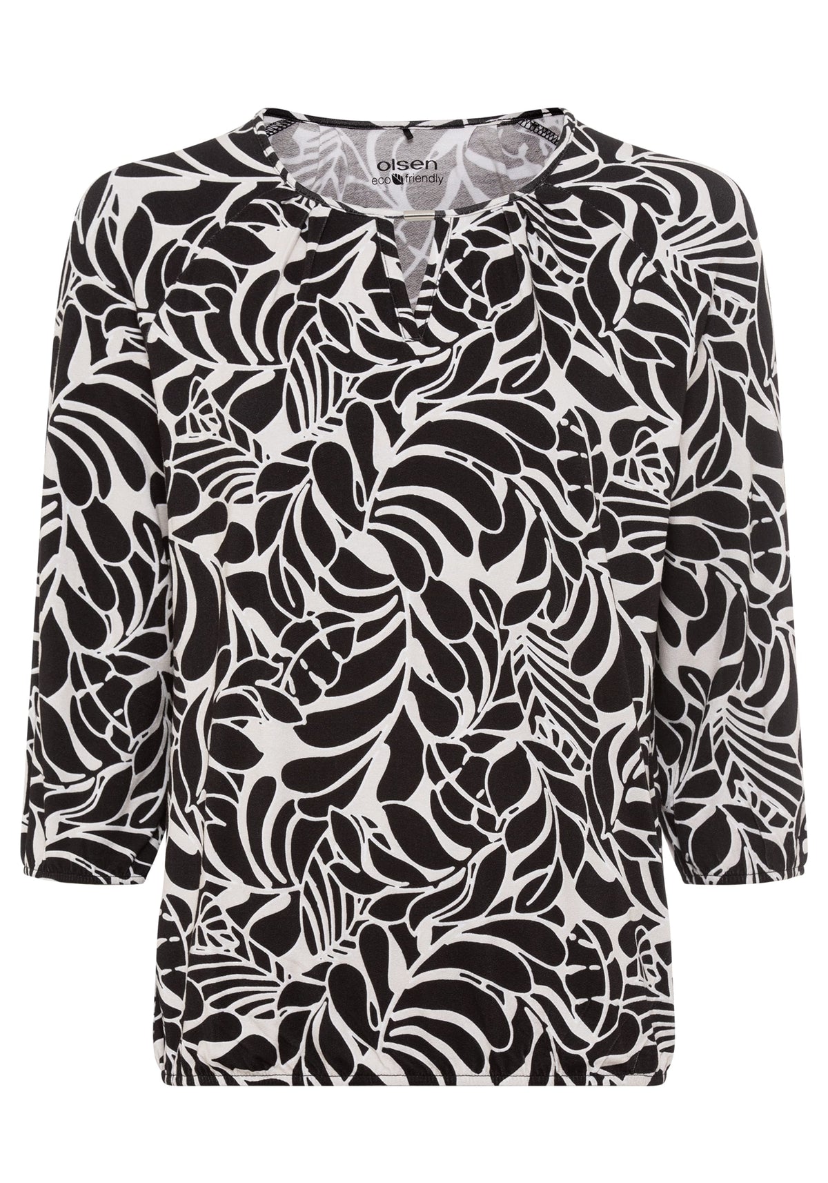 Statement Leaf Print