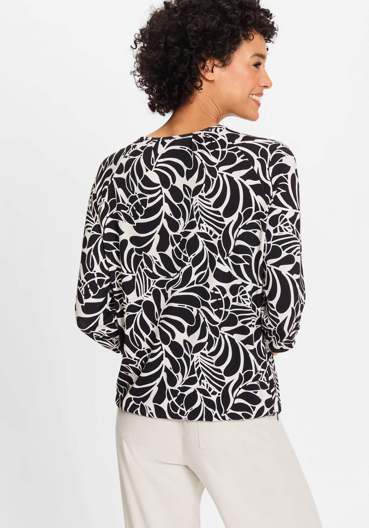 Statement Leaf Print