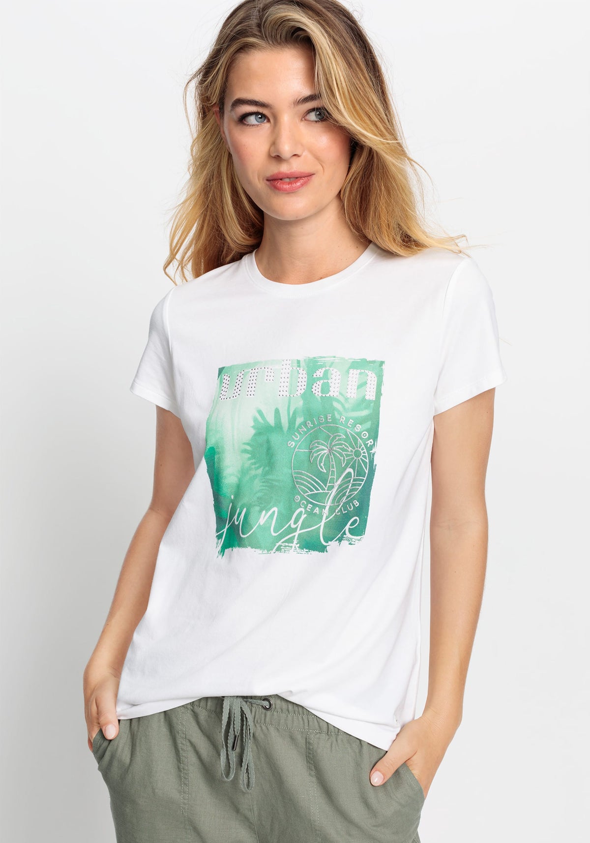 Placement Print T-Shirt