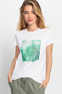 Placement Print T-Shirt