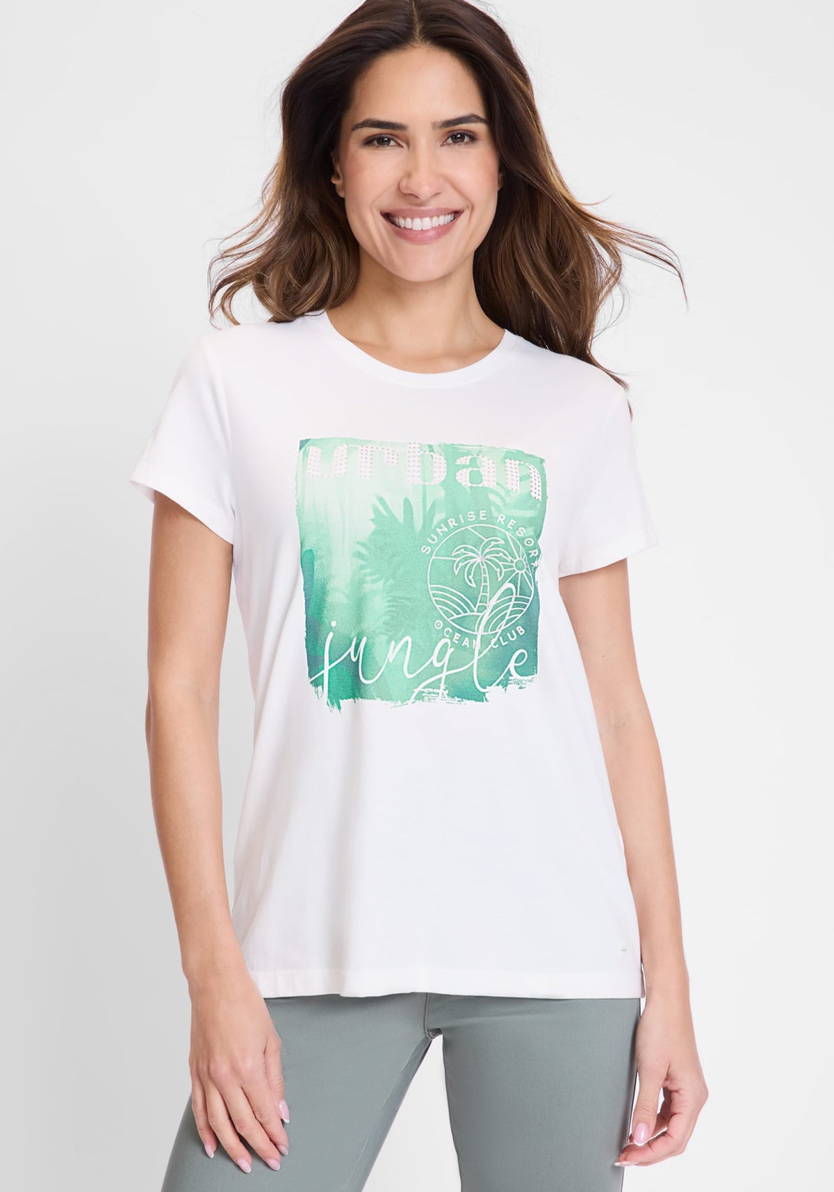 Placement Print T-Shirt