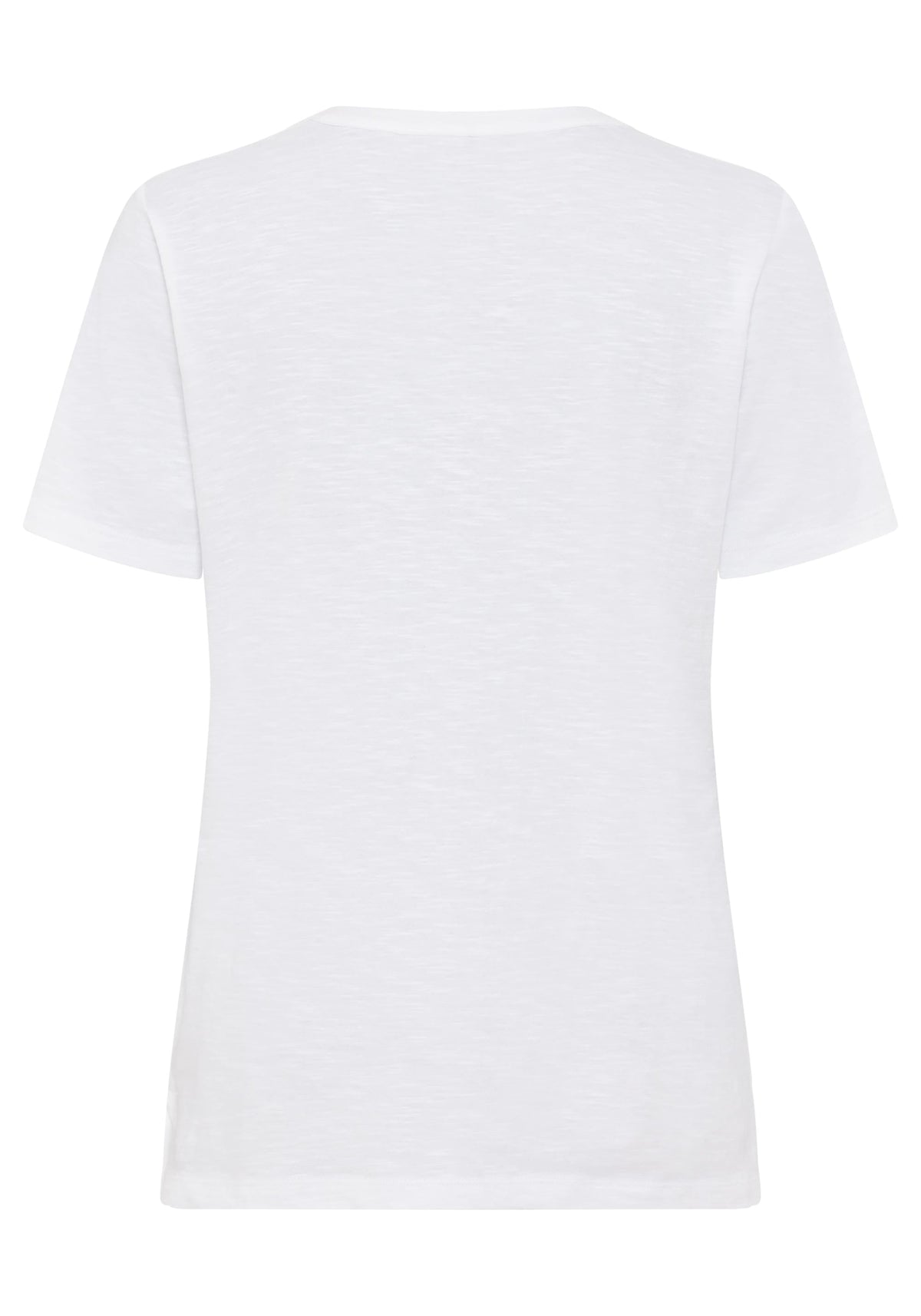 T-Shirt à col fendu avec broderie