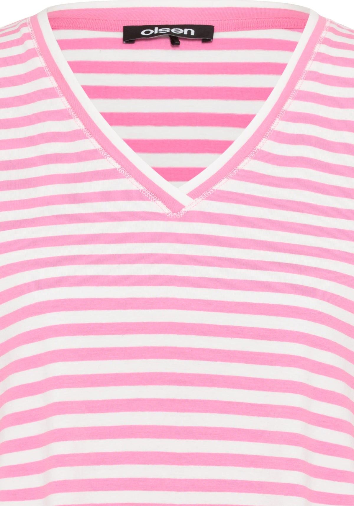 Striped V-Neck T-Shirt