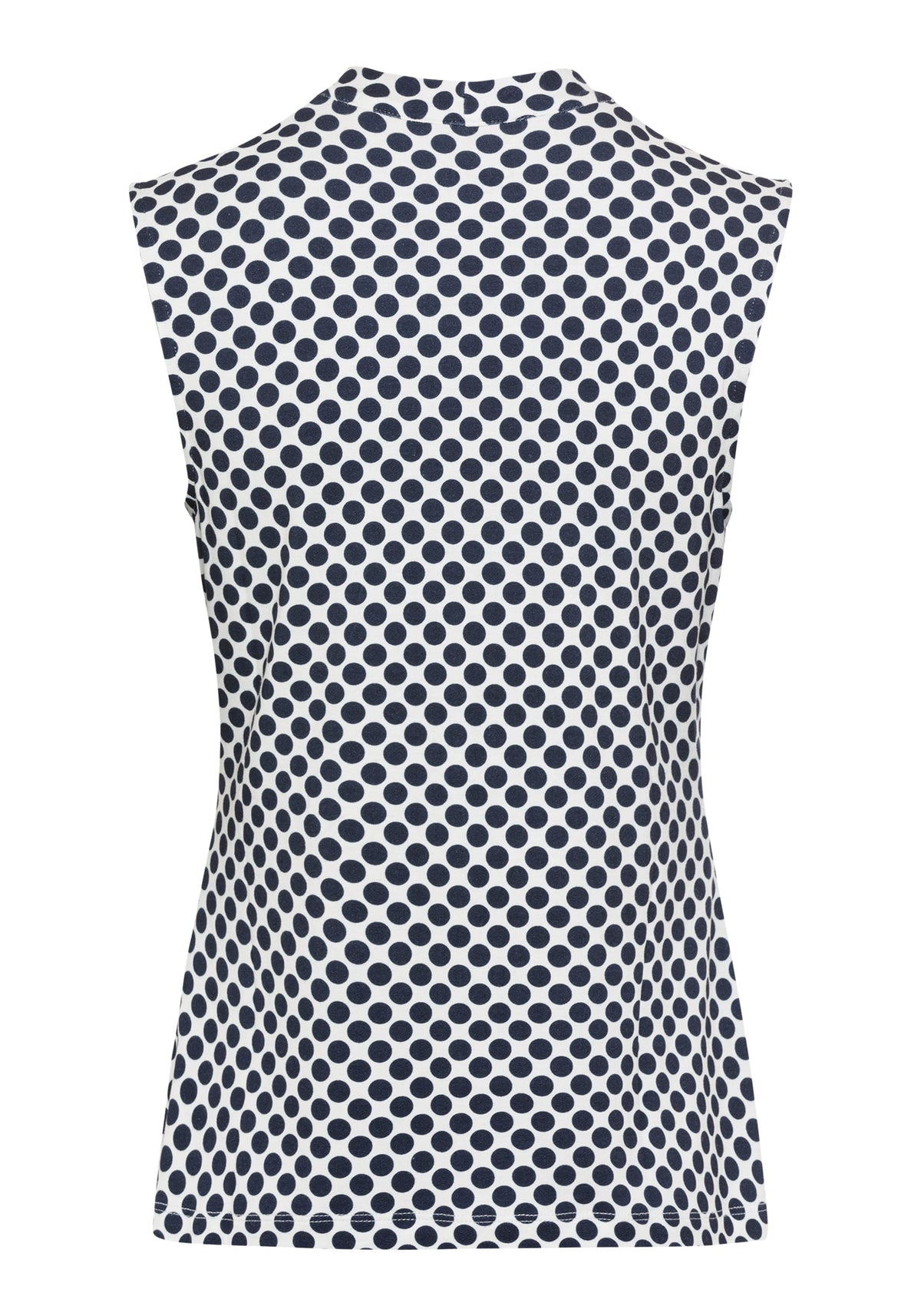 Polka Dot Sleeveless Shell
