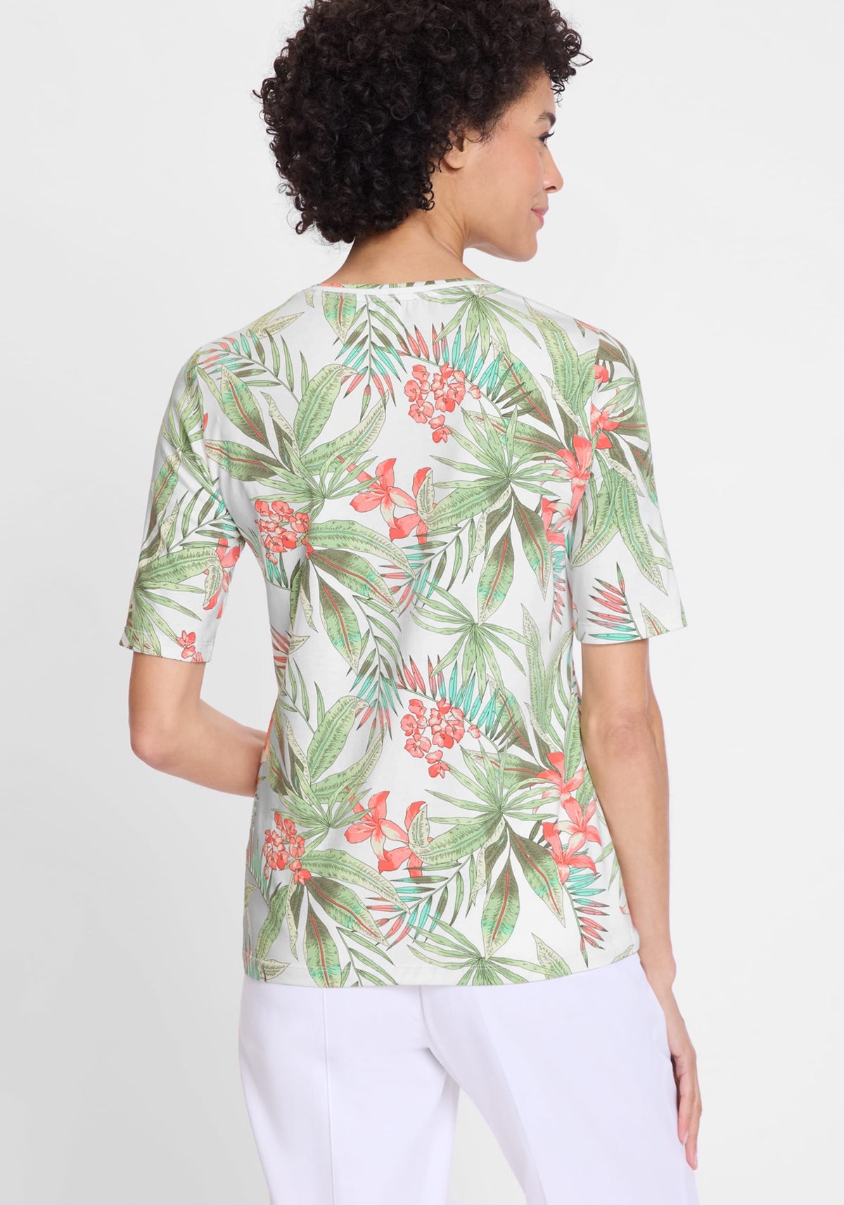 Tropical Print T-Shirt