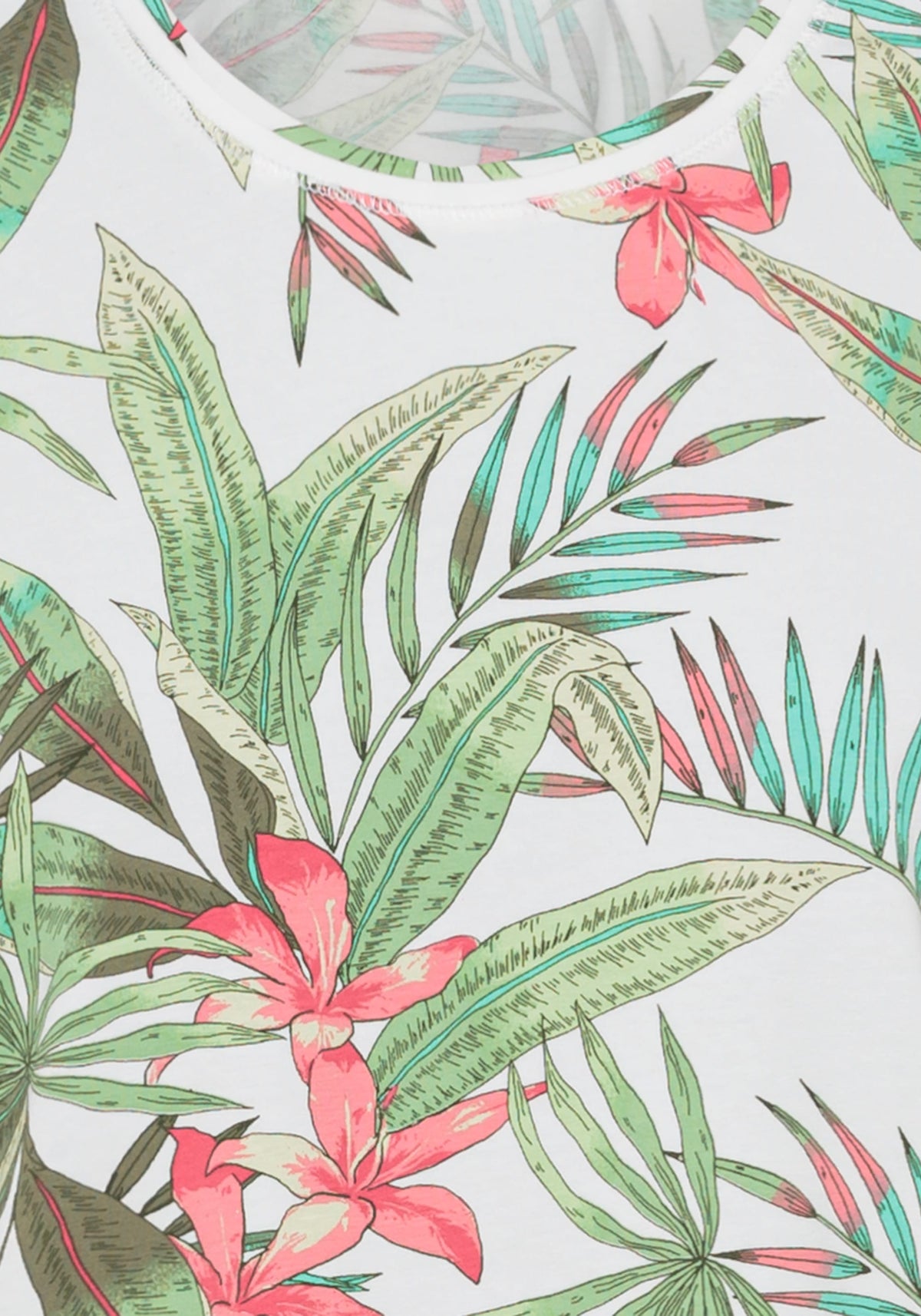 Tropical Print T-Shirt