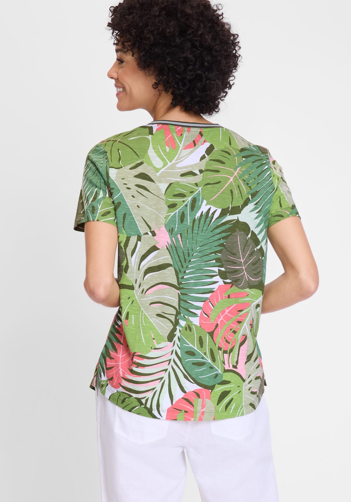 Abstract Palm Print T-Shirt