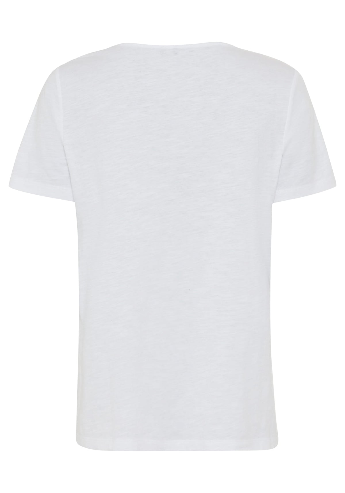 Modern Eyelet V-Neck T-Shirt