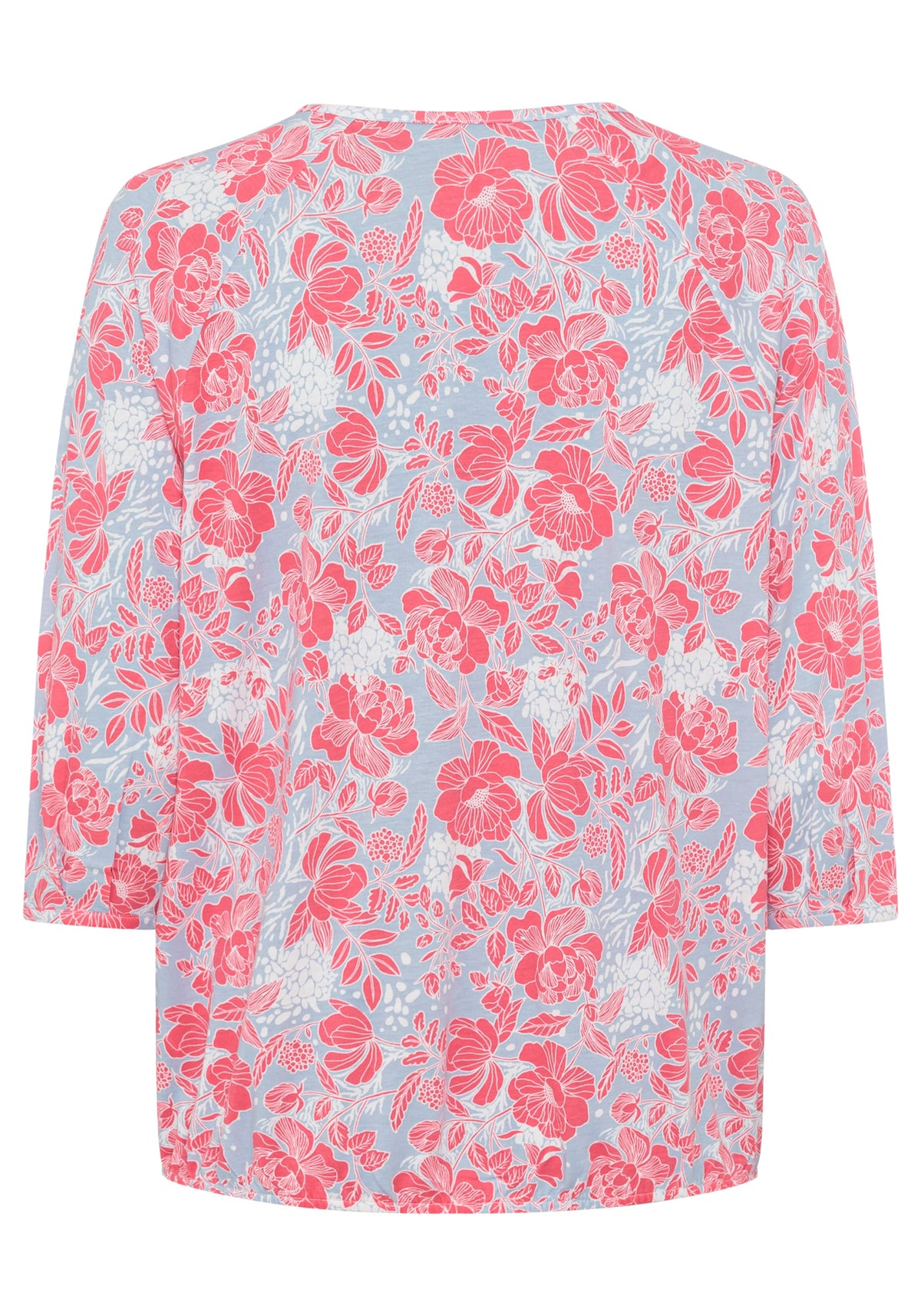 Prairie Floral Keyhole Neck T-Shirt