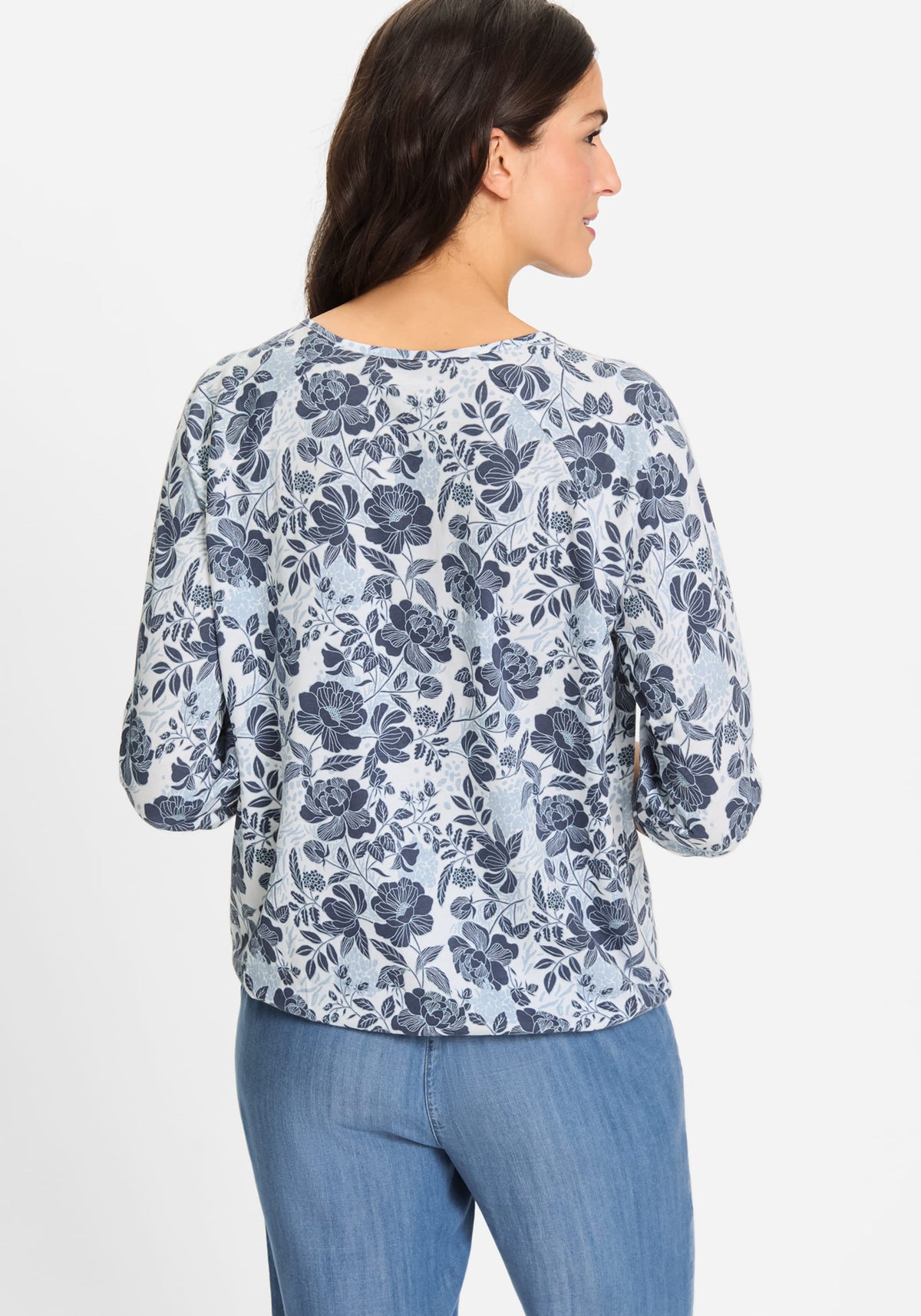 Prairie Floral Keyhole Neck T-Shirt