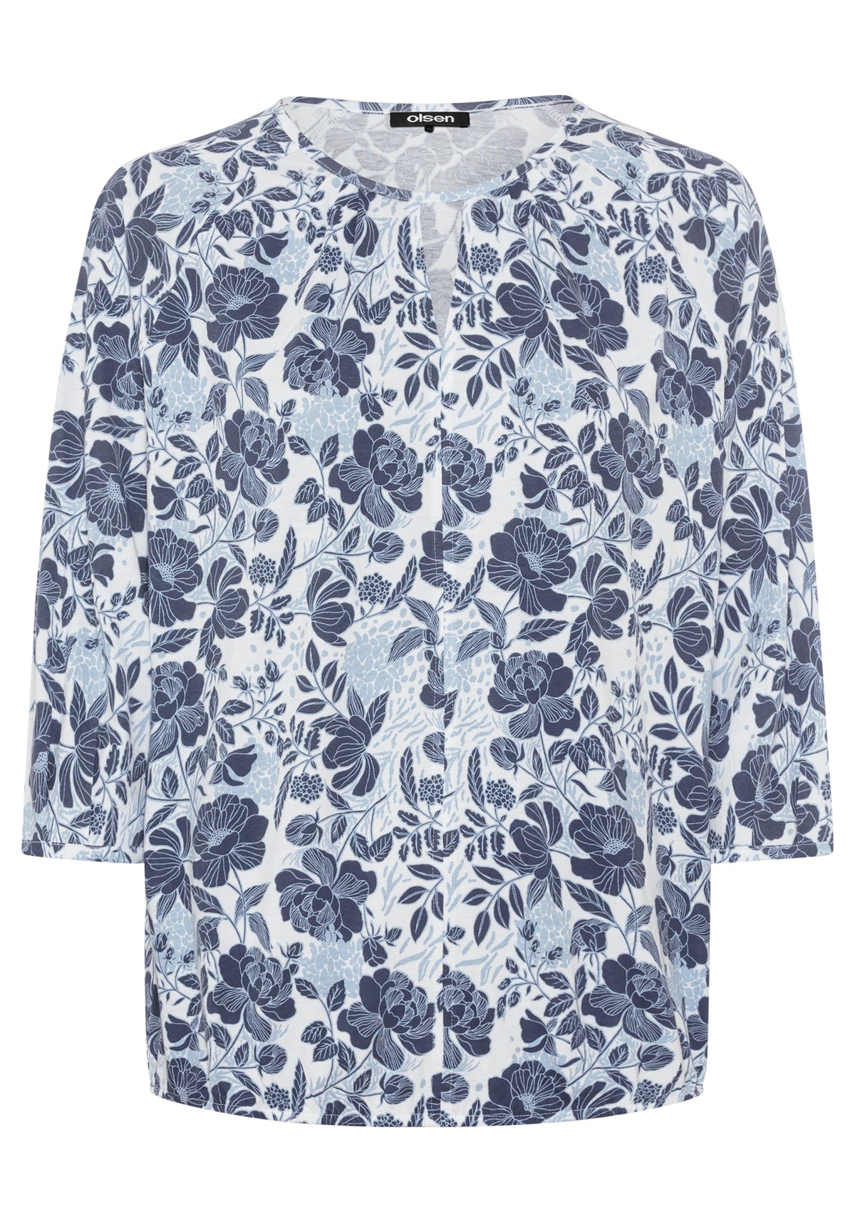 Prairie Floral Keyhole Neck T-Shirt