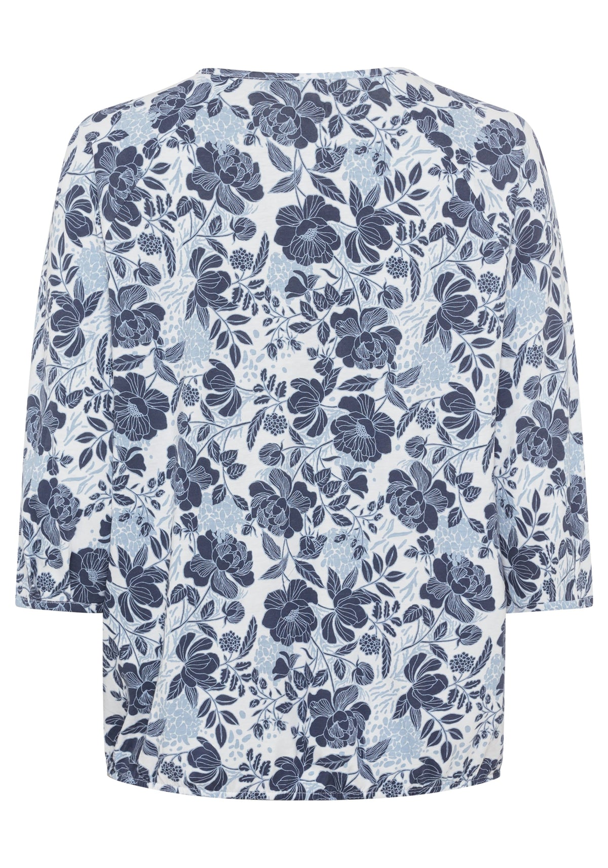 Prairie Floral Keyhole Neck T-Shirt