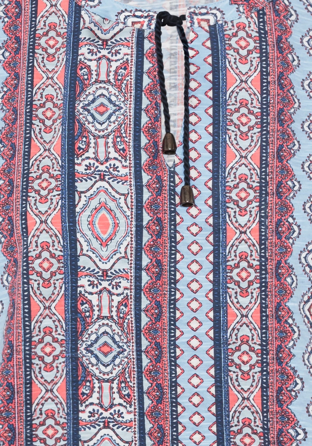 Ornamental Border Print T-Shirt