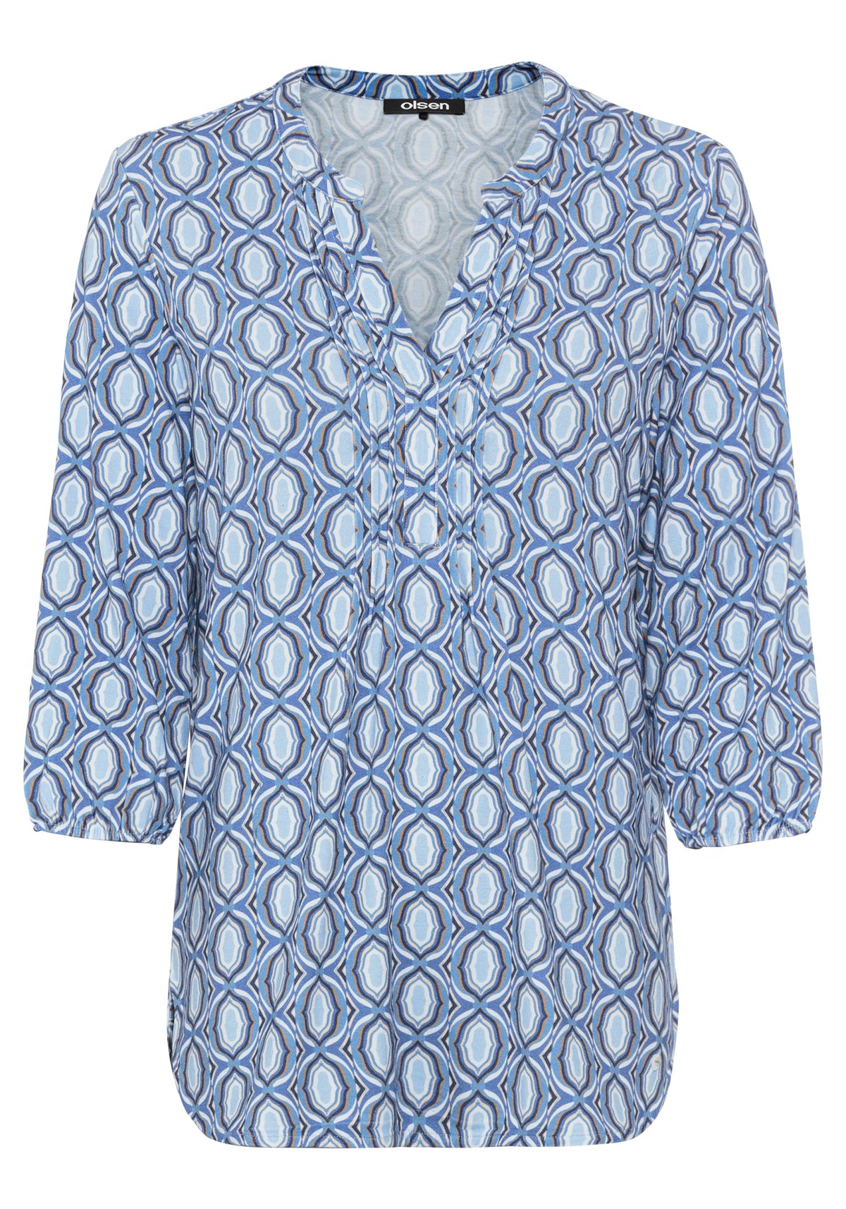 Ornamental Print Tunic T-Shirt