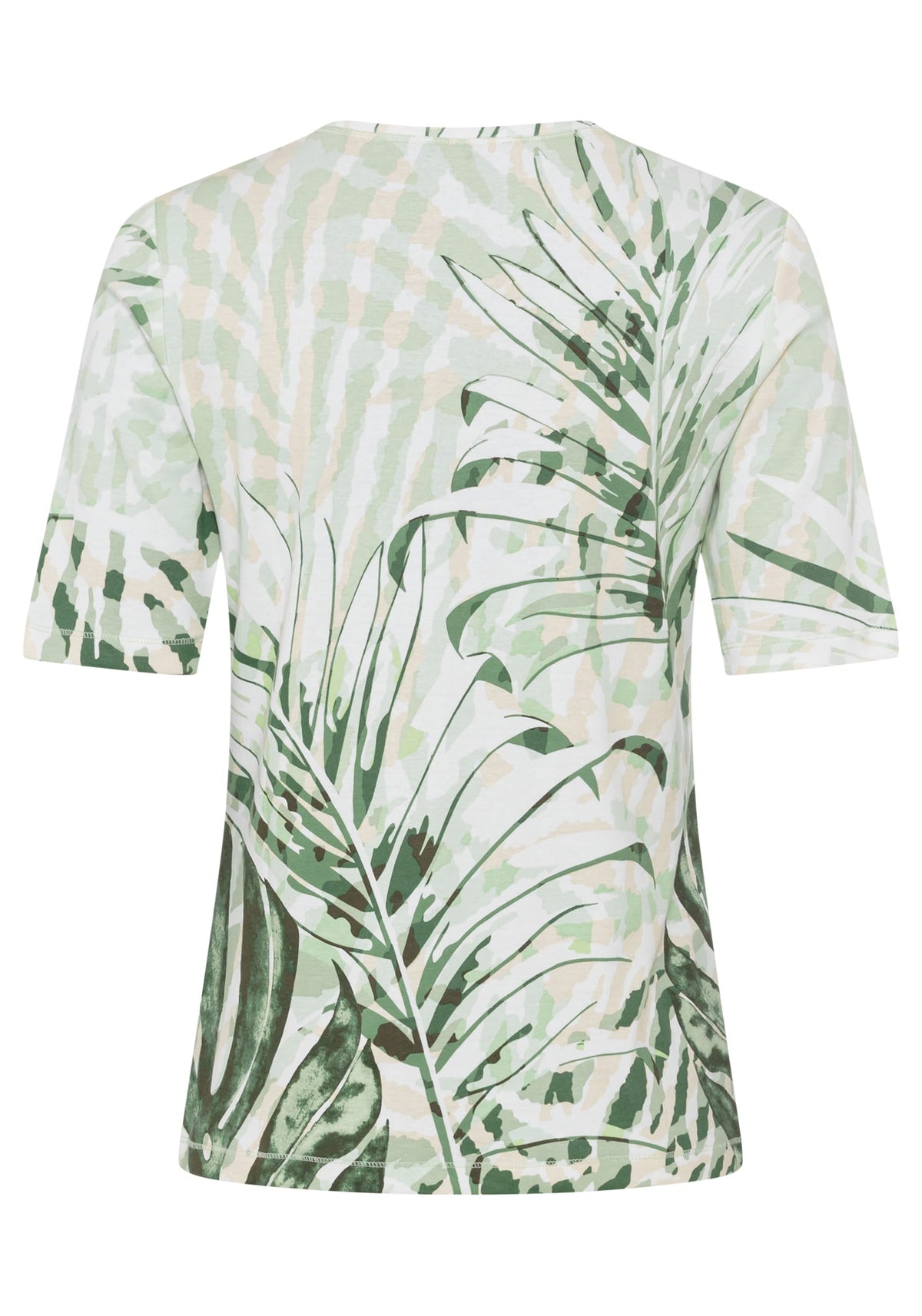Embellished Palm Print T-Shirt
