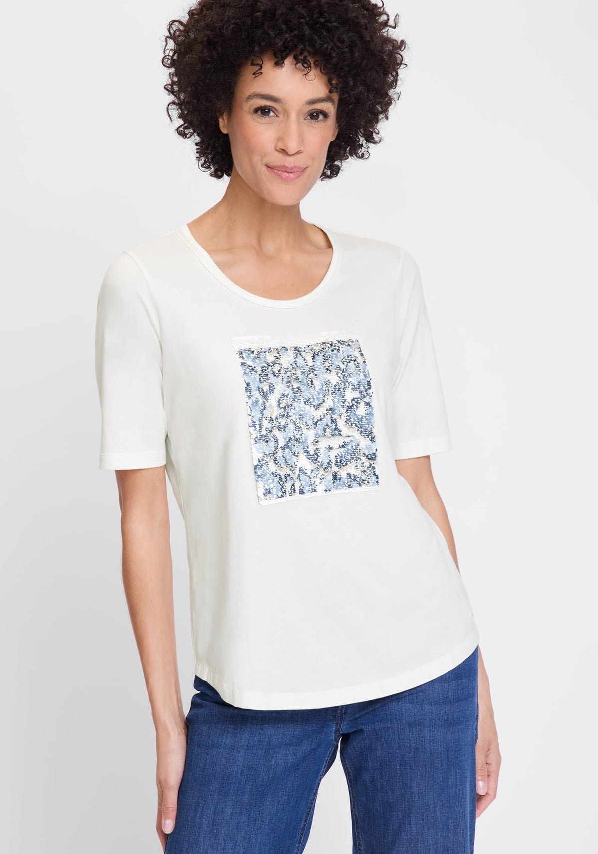 T-shirt Flip Sequins Leo