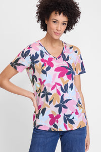Leaf Print T-Shirt