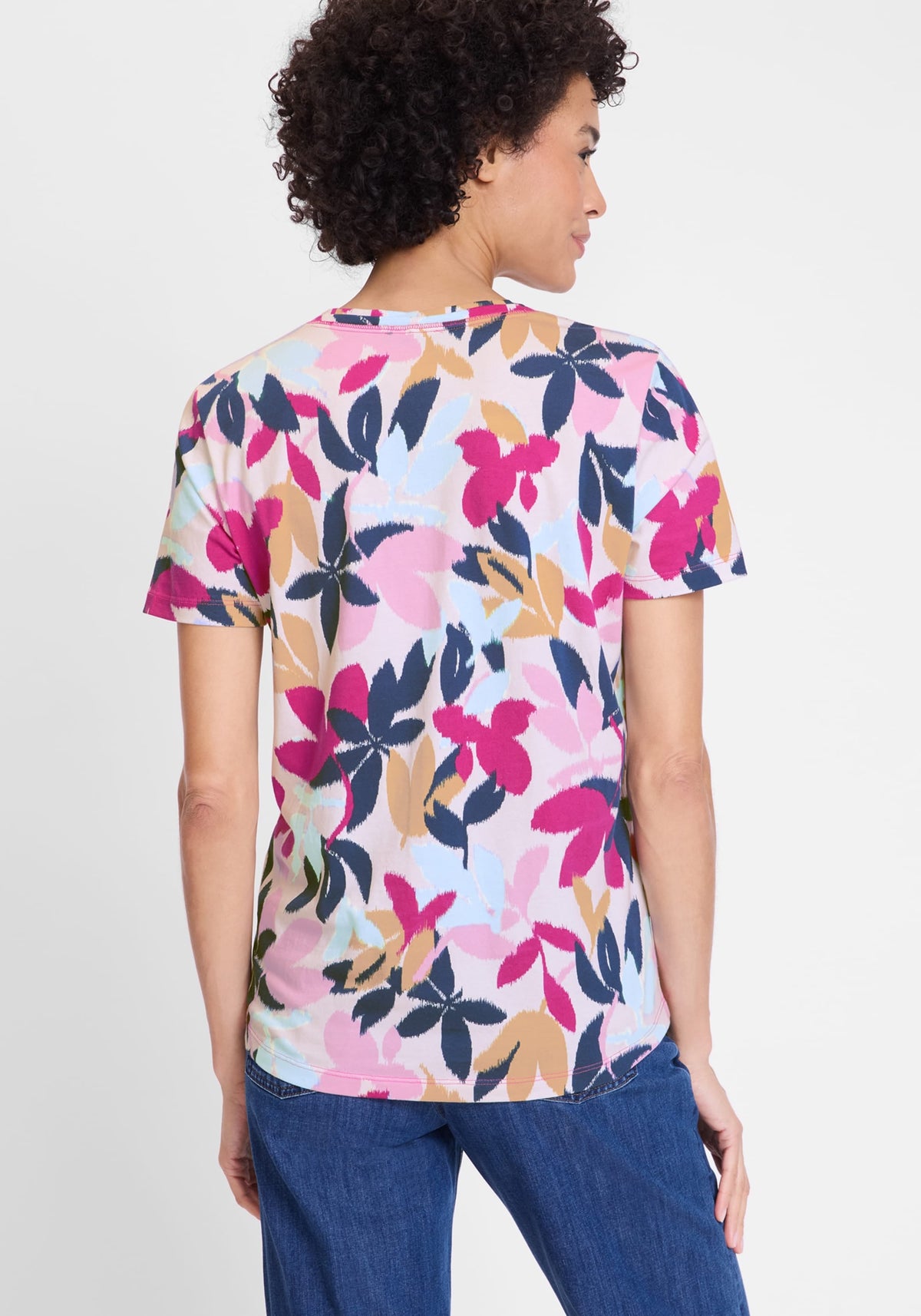 Leaf Print T-Shirt