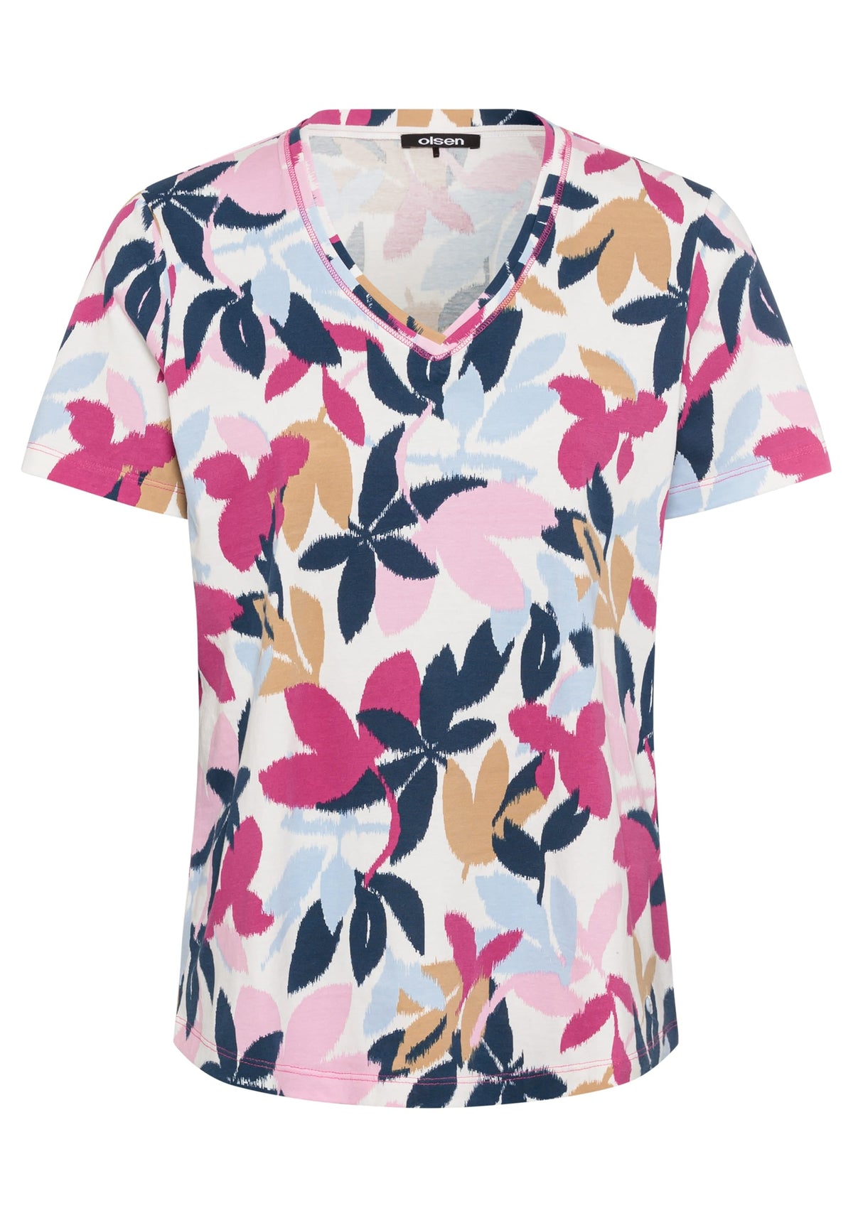 Leaf Print T-Shirt