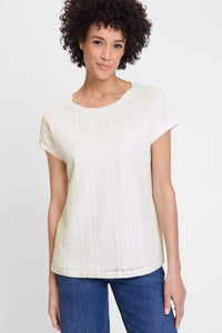 Lace Front T-Shirt