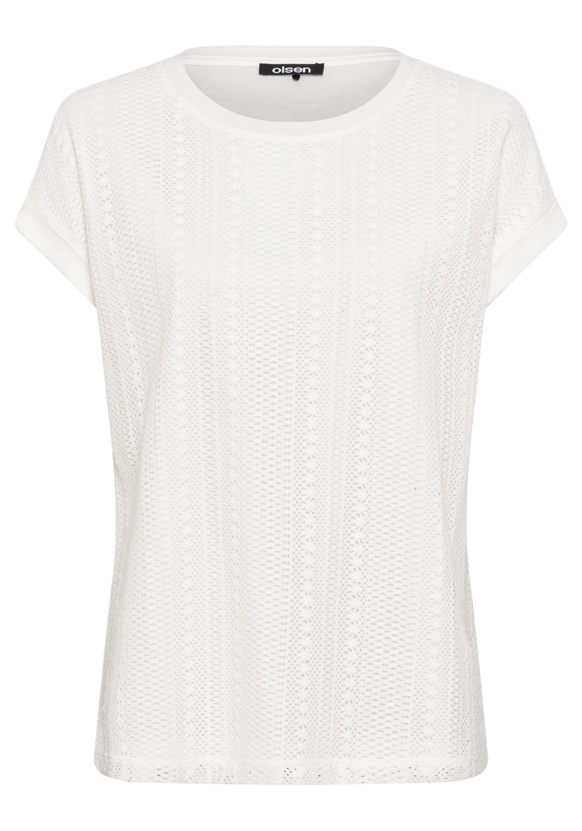T-Shirt à dentelle sur le devant