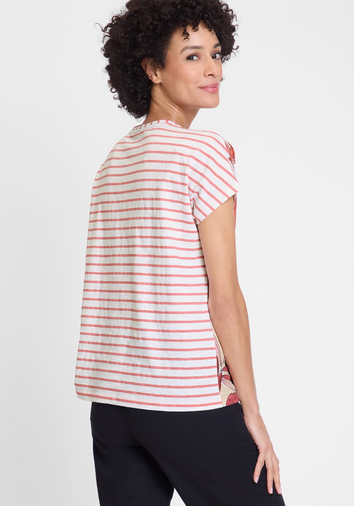 Leaf Print T-Shirt