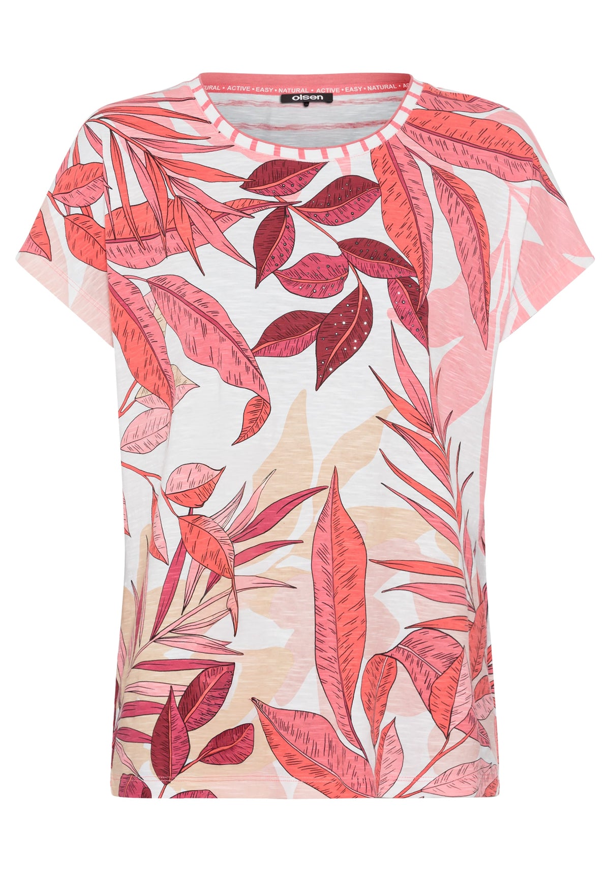 Leaf Print T-Shirt