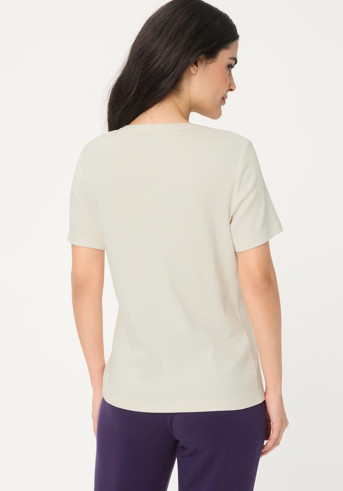 Split Neck T-Shirt