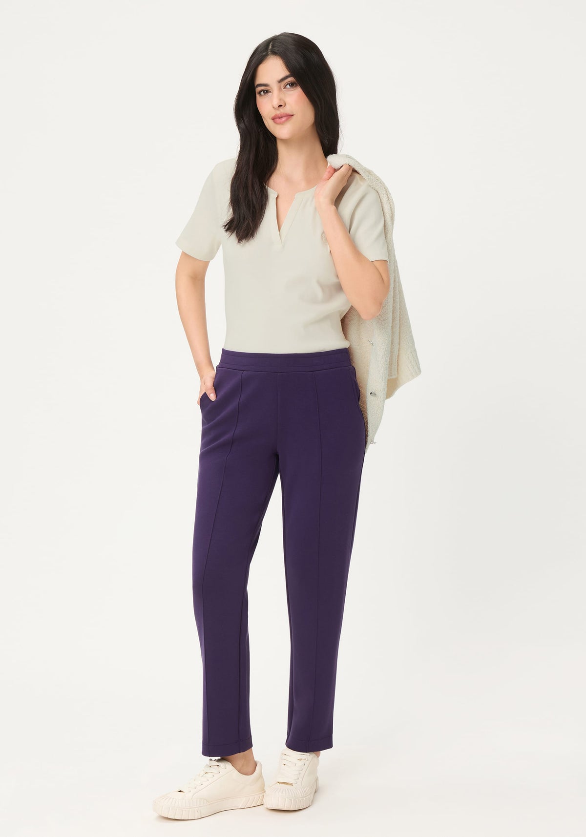 Split Neck T-Shirt