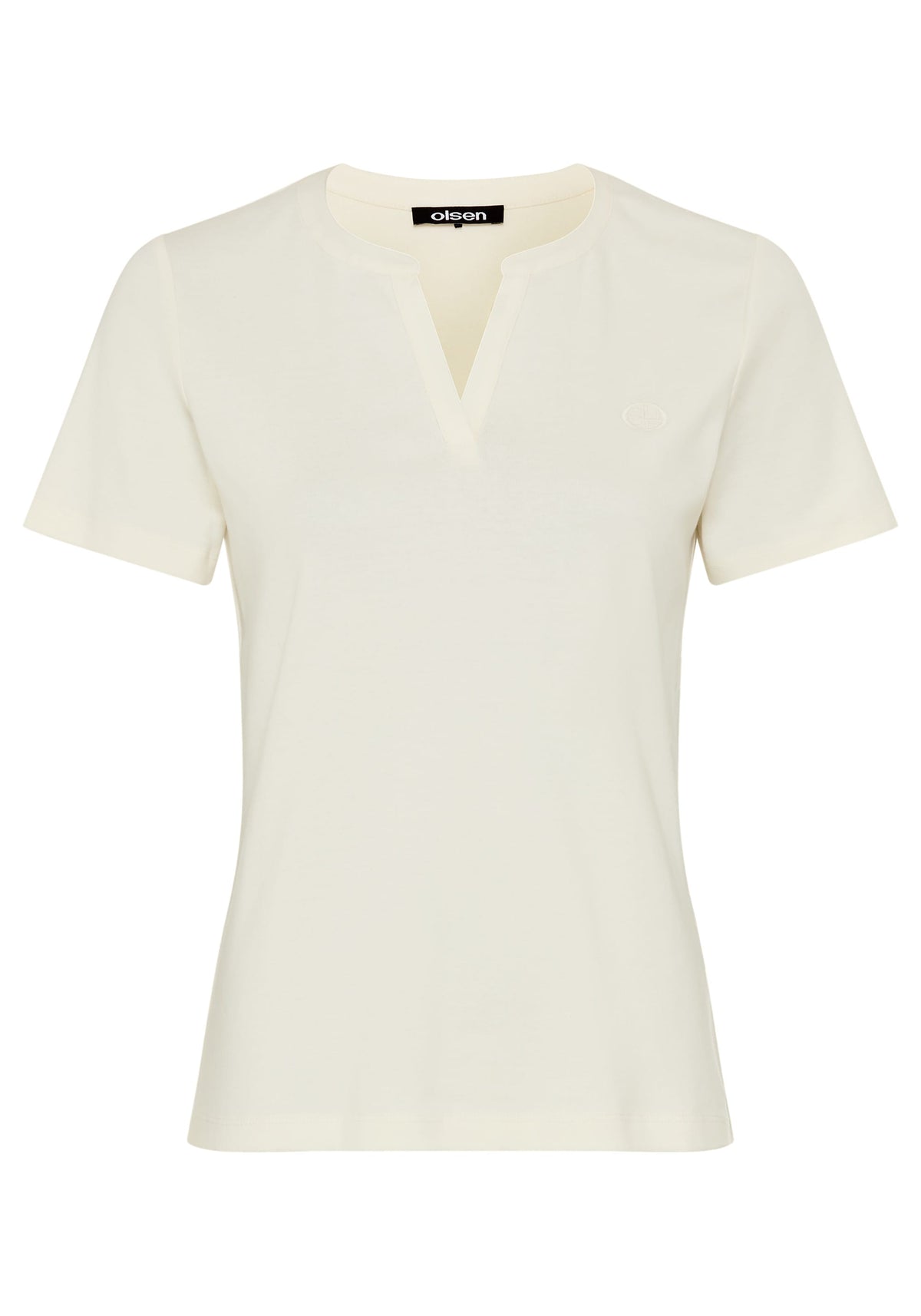 Split Neck T-Shirt