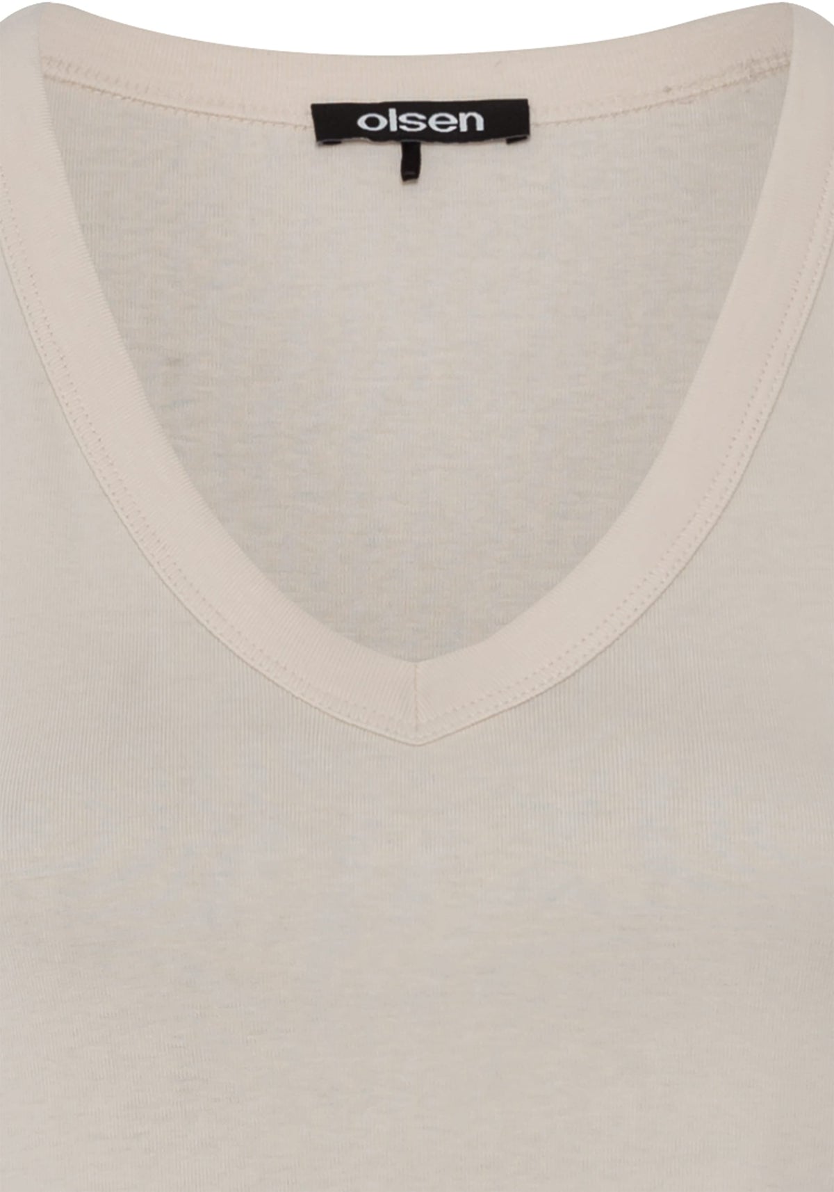 Rounded V-Neck Sleeveless Shell