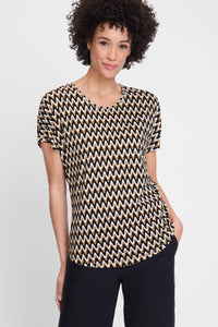 Waved Striped T-Shirt