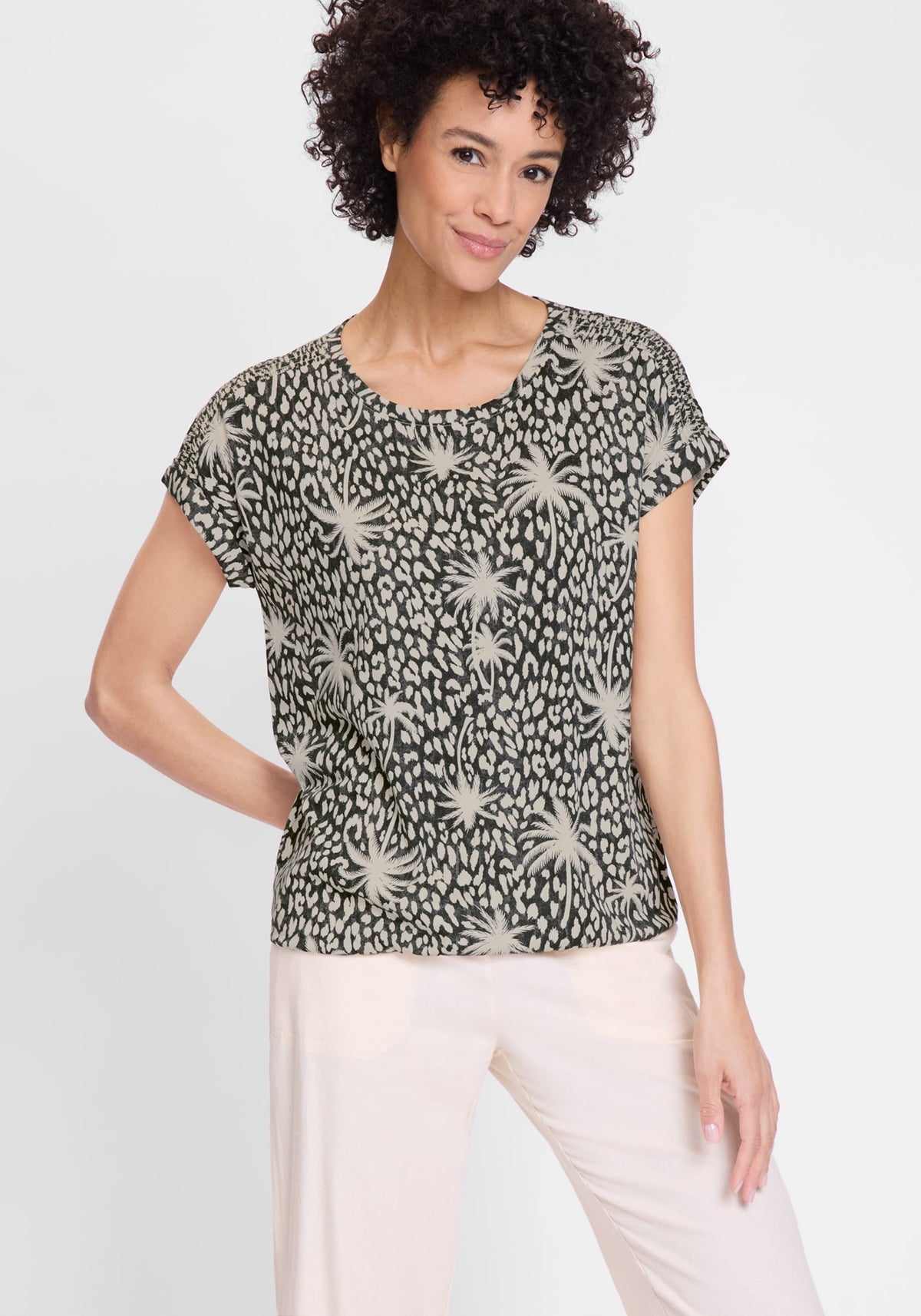 Tropic Mix Print Tee