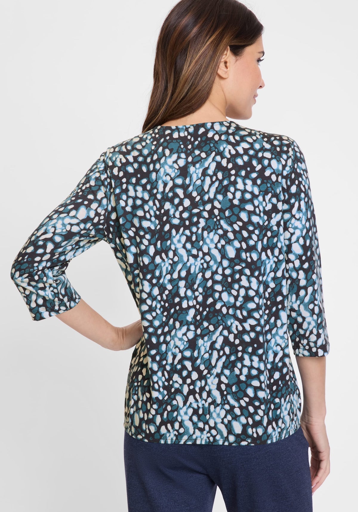 T-Shirt moderne à imprimé animalier
