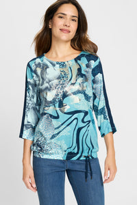 Panneaux Print T-Shirt