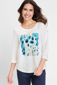 Dazzling Placement Print Tee