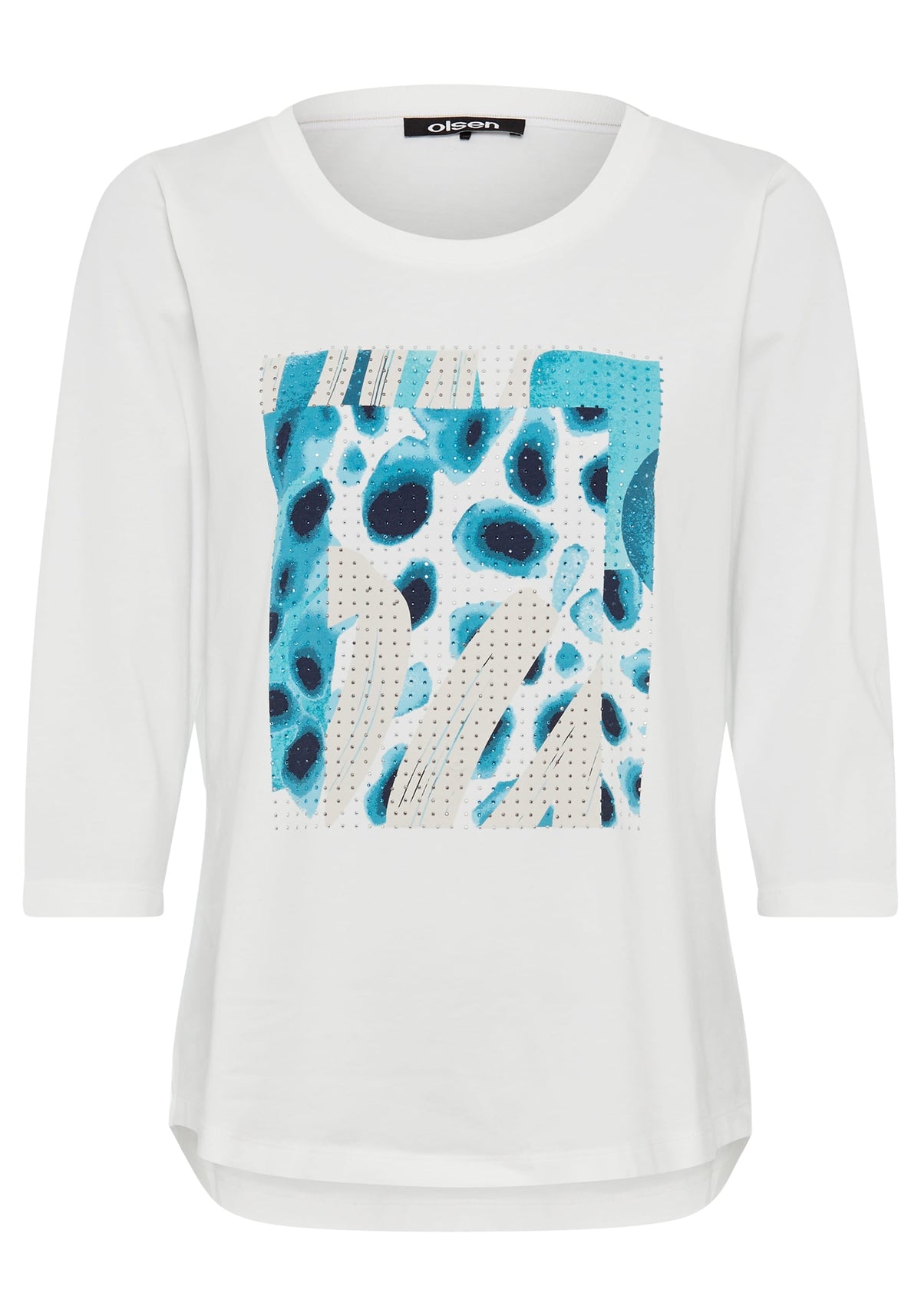 Dazzling Placement Print Tee