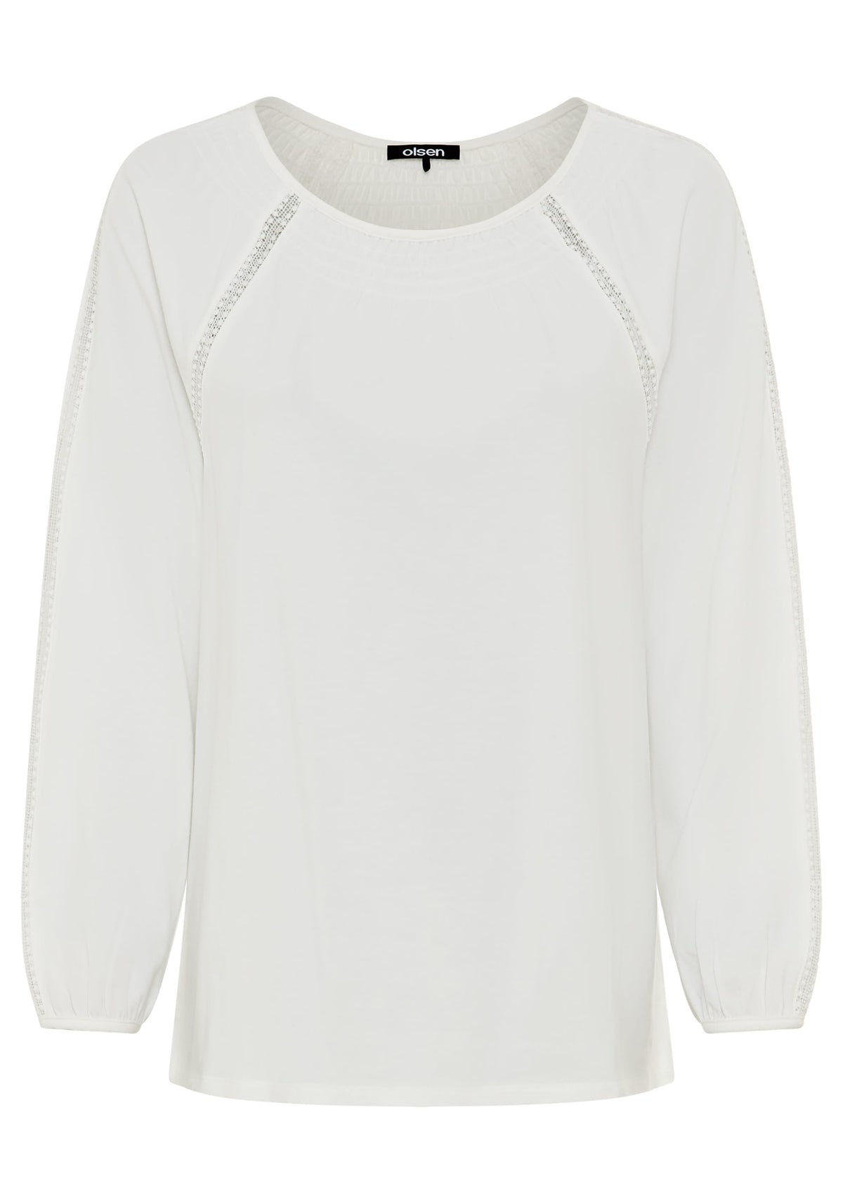 T-shirt en dentelle avec empiècement
