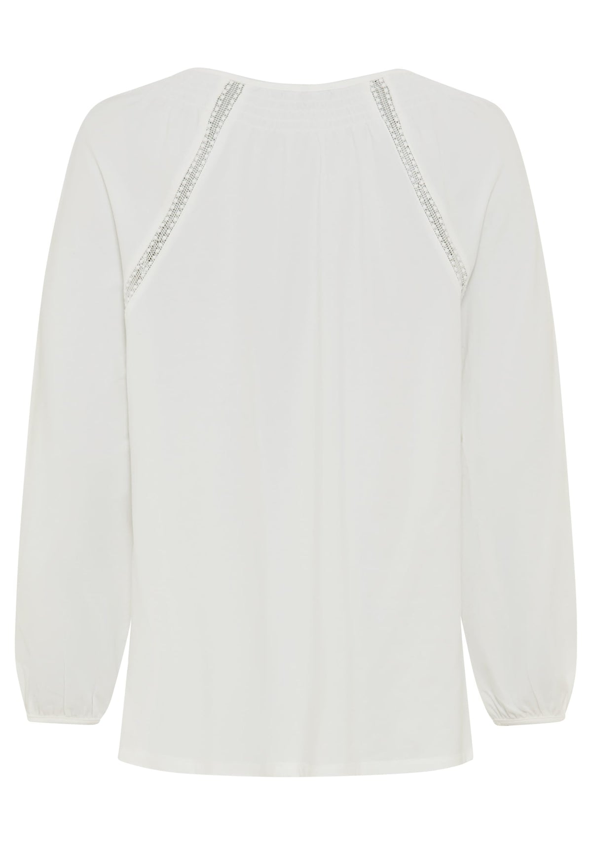 T-shirt en dentelle avec empiècement