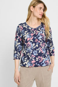 Abstract Floral T-Shirt
