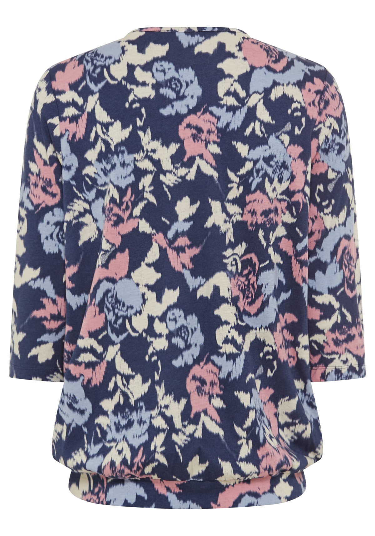 T-shirt à fleurs abstraites