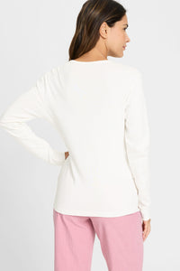 T-shirt en dentelle avec empiècement