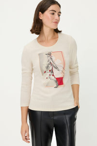 Fashion Girl - T-shirt imprimé à l'emplacement