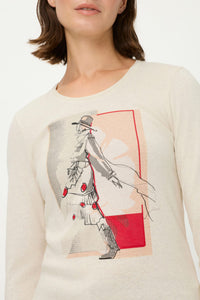 Pantalon en velours côtelé à jambe large Anna Fit