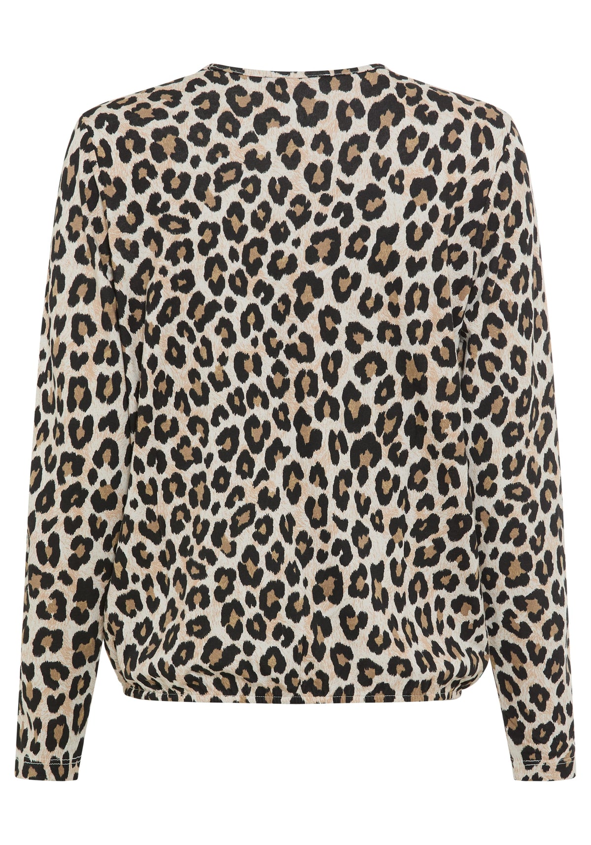 Leopard Keyhole Neck T-Shirt